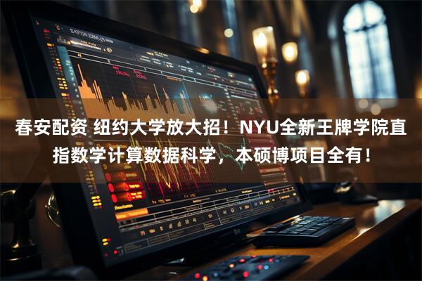 春安配资 纽约大学放大招！NYU全新王牌学院直指数学计算数据科学，本硕博项目全有！